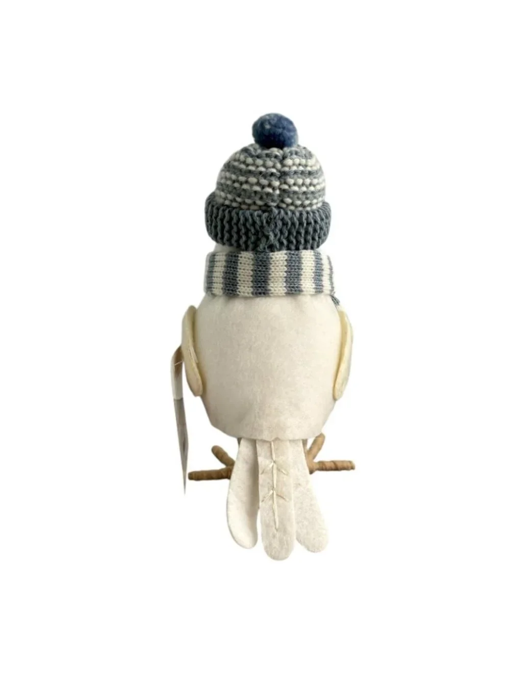 2022 Target Wondershop Winter Bird WEFT Featherly Friends Gray White Scarf NEW